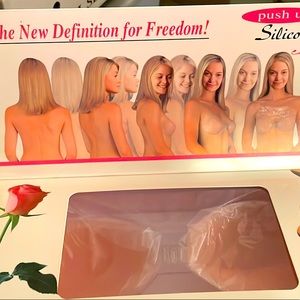 Push up silicon bra